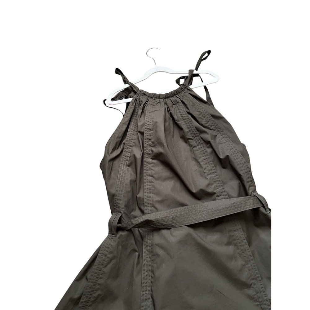 Ulla Johnson Brienne Mini Dress Cotton Poplin militaire Green Size 8 NEW - Picture 7 of 11